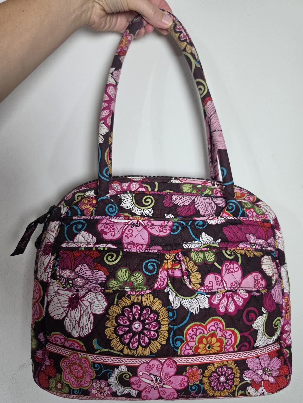 Vera Bradley MOD FLORAL PINK BOWLER